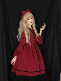 Sweet Chocolate -The Prelude of Winter- Sweet Lolita One Piece Dress