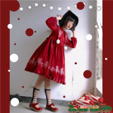 To Alice - Snow and Christmas Theme Sweet Lolita OP for Autumn and Winter