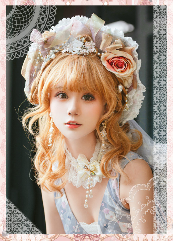 Mono Girl -Pearl Chess- Lolita Accessories