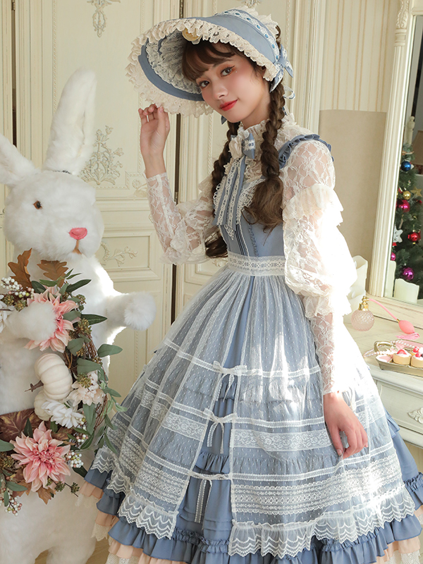 US$ 63.99 - Alice Girl -The Camellia- Classic Lolita Jumper Skirt Dress ...