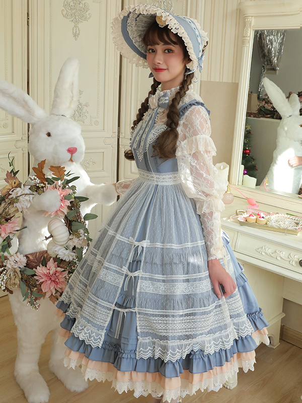US$ 63.99 - Alice Girl -The Camellia- Classic Lolita Jumper Skirt Dress ...