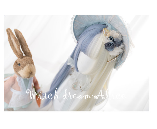 Alice Garden - Blue and White Splite Lolita Wig