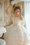 Secret Garden in Midsummer Tea Party Classic Lolita Jumper Skirt Dress