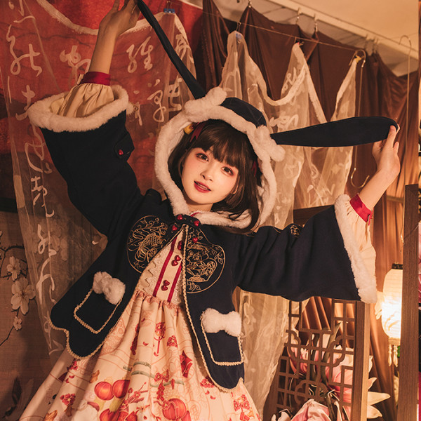 Mascot Rabbit Casual Lolita Short Coat