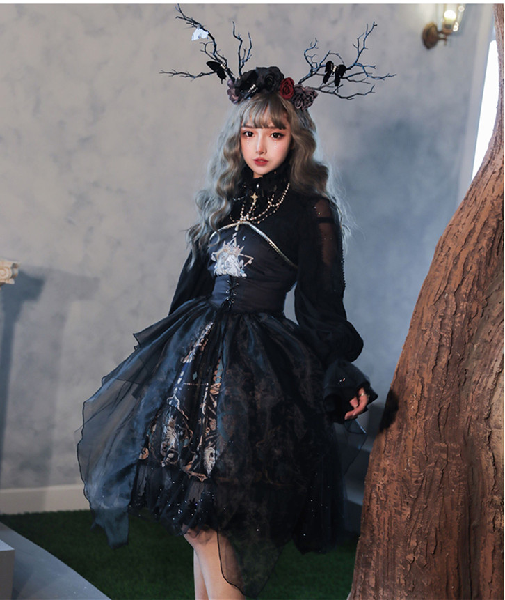 US$ 82.99 - Yinluofu -God Redemption- Gothic Lolita JSK - www ...