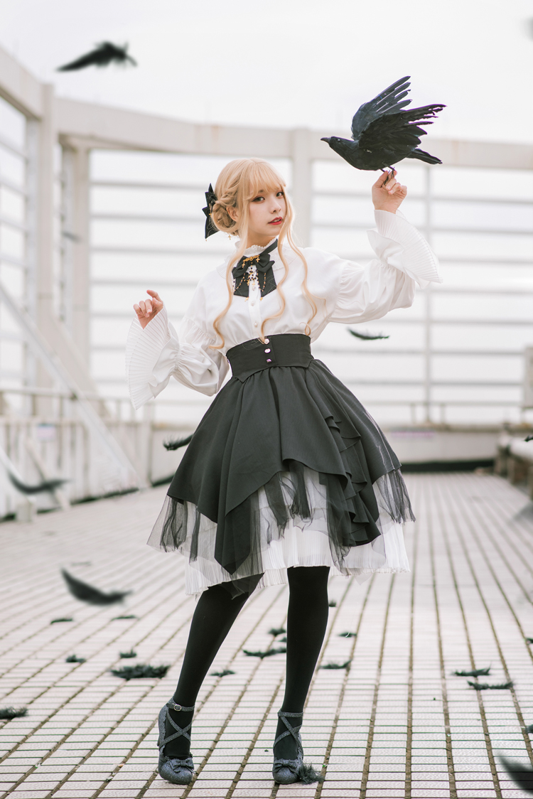 Gothic top lolita skirt
