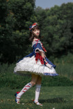 Milu Forest -Princess Snow Crowned in the Forest- Sweet Off Shoulder Lolita OP Dress