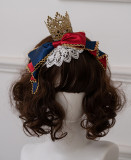 Milu Forest -Princess Snow Crowned in the Forest- Lolita Headbow with Crown and Stocking
