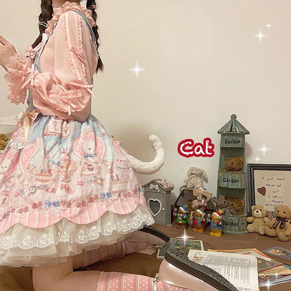 open lace back dress Little Princess Cat Dress | Cute Dress for Cats main image 1