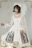 CEL -The Holy Cross- Classic Lolita JSK Dress with Detachable Collar(Front Open Version)
