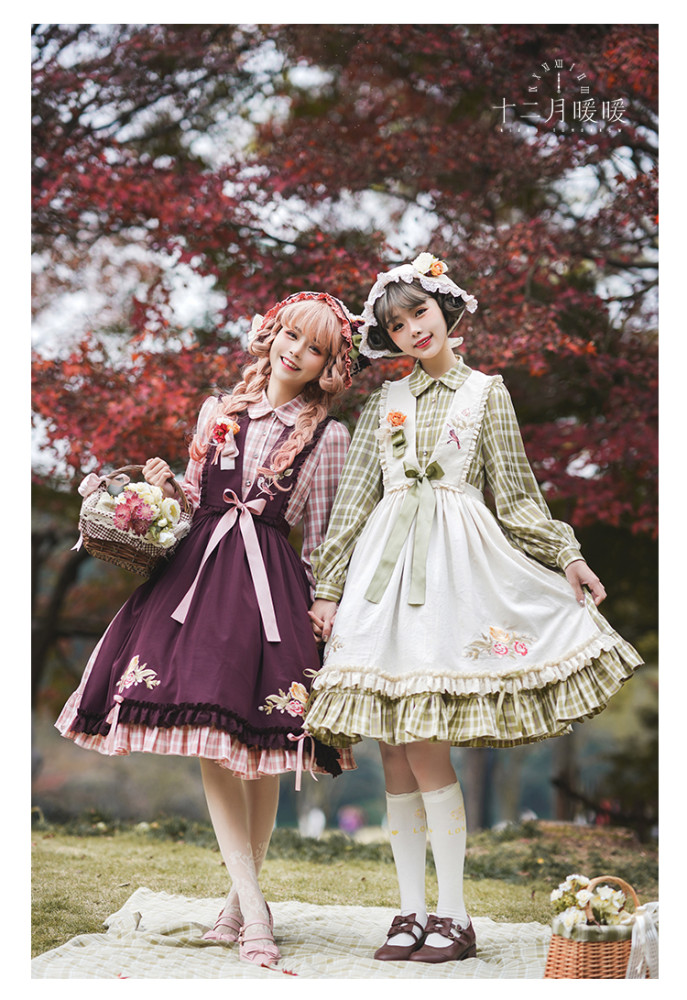 US$ 6.99 - Pastoral in the Country Lolita Rosette Brooch - m.lolitaknot.com