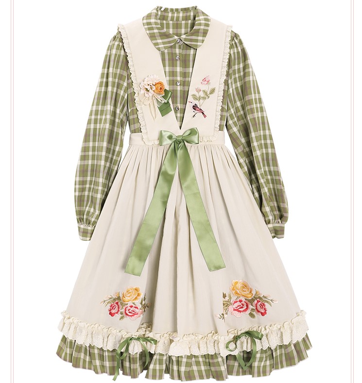 US$ 51.99 - Pastoral in the Country Sweet Lolita OP and Embroidery ...