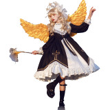 CastleToo -The God Come in the World- High Waist Gothic Lolita OP Dress