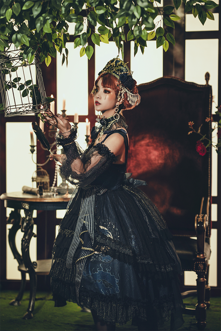 US$ 126.99 - Marry Pudding -Graceful Melody- Gothic Lolita JSK - www ...