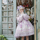 ZJ Story -Jewel Rabbit- Sweet High Waist Lolita OP Dress