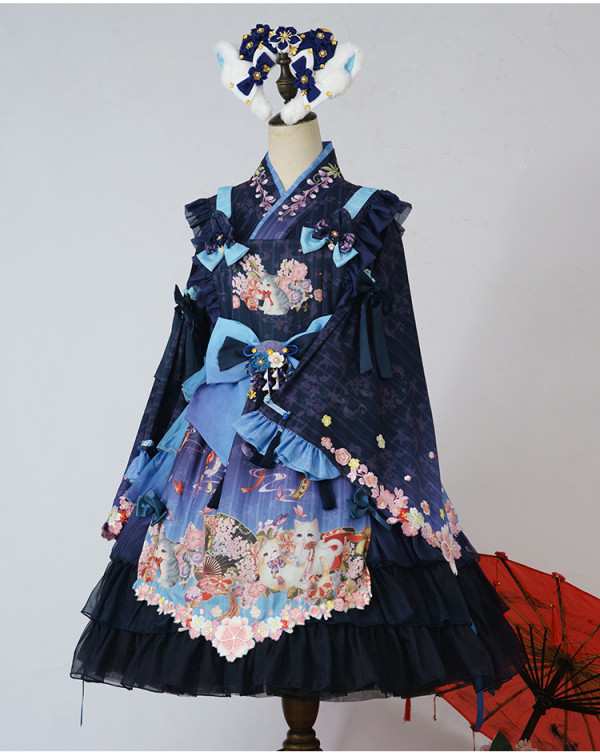 Sakya Lolita -Sakura Dream- Wa Embroidery Lolita JSK 