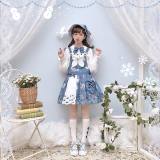 Cat Can -Duck in Rainy Day- Sweet Casual Lolita Salopettes