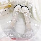 Polyhymnia -Moon and Star- Middle Heel Round Toe Lolita Shoes