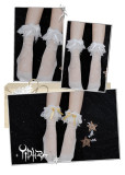 Yidhra -Phase of the Moon- Lolita Ankle Length Socks with Lacing