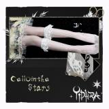 Yidhra -Stardust Cello- 40cm Long Shank Length Lolita Socks for Summer