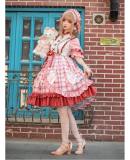 Yinluofu -The Cat in the Afternoon- Sweet Lolita OP Dress and Headband Set