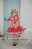 Little Dipper -Fruit Tart- Sweet Lolita OP and Headband Set