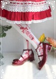 Red Maria -Strawberry Cotton Lolita Stocking for Spring and Autumn