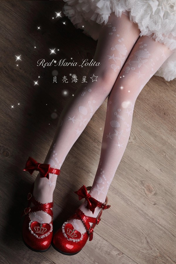 Red Maria -Lolita Tights for Summer
