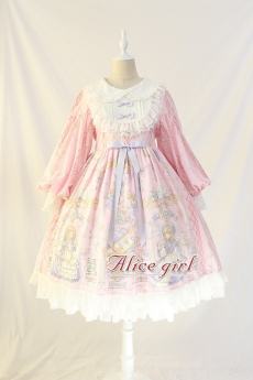 Alice Girl -Angel Handle- Sweet Lolita OP Dress