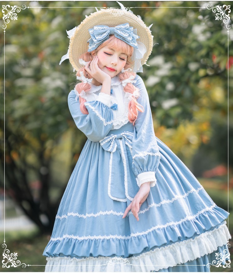 Us 52 99 Eieyomi Miss Rabbit Lolo Sweet Lolita Op Dress M Lolitaknot Com