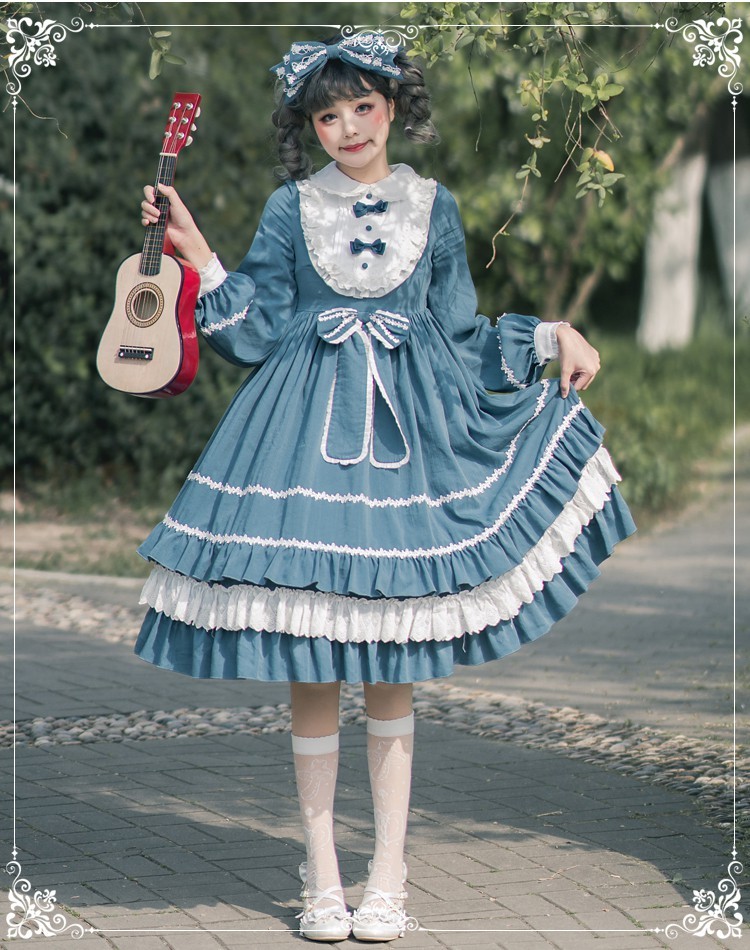 Us 52 99 Eieyomi Miss Rabbit Lolo Sweet Lolita Op Dress M Lolitaknot Com