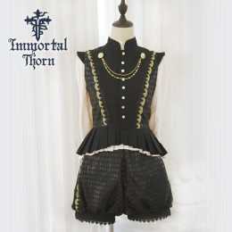 Immortal Thorn -Eternal Agreement- Ouji Lolita Topwear and Matched Shorts