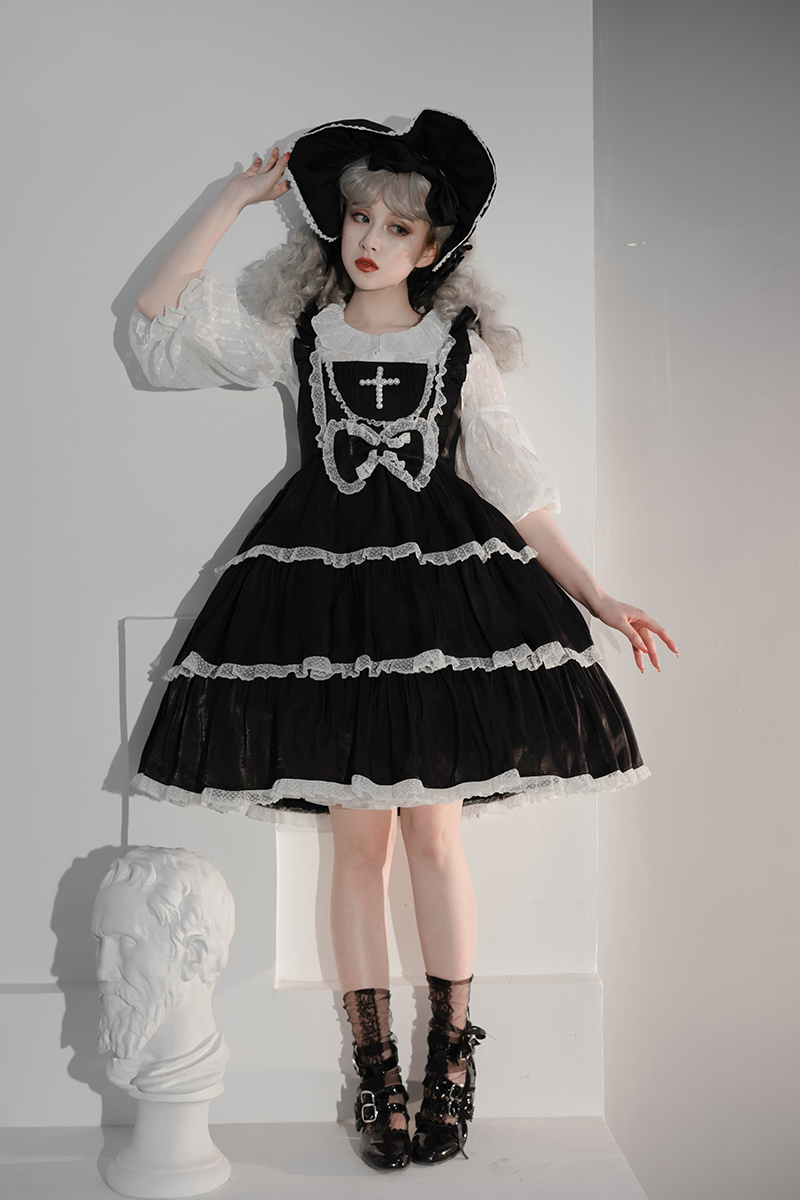 US$ 71.99 - The Specter Gothic High Waist Lolita JSK - www.lolitaknot.com