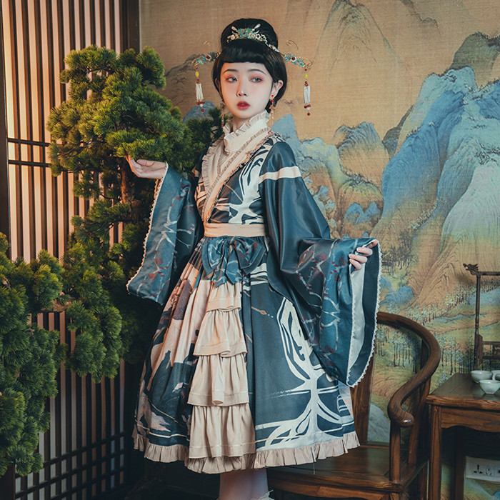 US$ 77.99 - Shirasawa Qi Lolita OP Dress - www.lolitaknot.com
