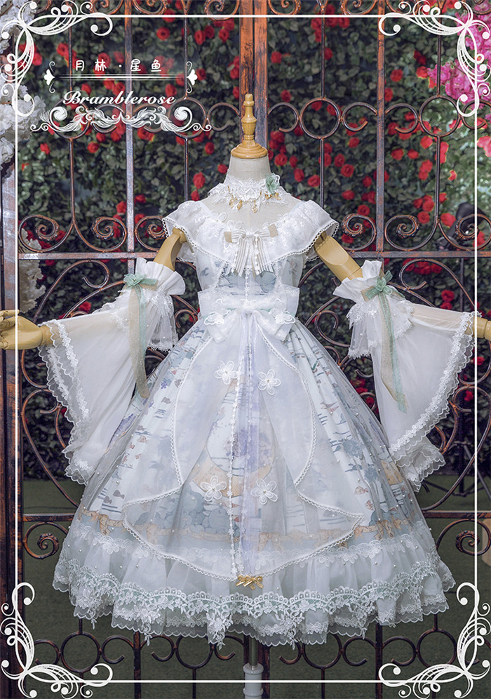 US$ 125.99 - Bramble Rose -Forest and Star- Classic Lolita JSK - www ...