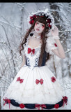 Snow White Princess Lolita OP Dress and Headband Set