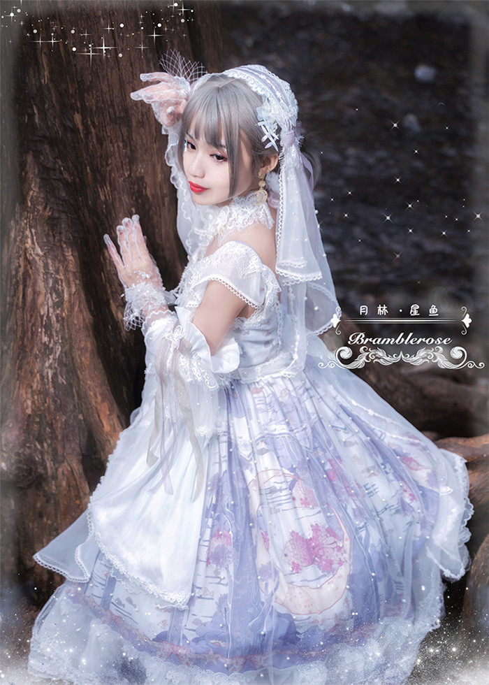 US$ 125.99 - Bramble Rose -Forest and Star- Classic Lolita JSK - www ...