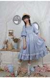 Labeau -Isabella- Classic Casual Puffy Sleeves Lolita OP Dress(Version I)