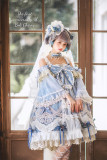 BoliCherry -Cloudy and Foggy Island- Tea Party A Shape Princess Lolita JSK Set