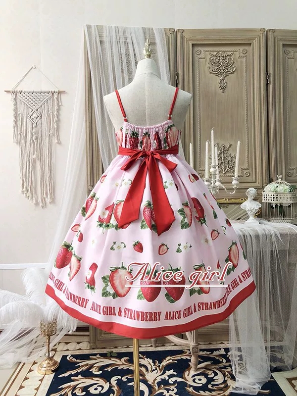US$ 42.99 JSK Alice - Sweet Strawberry- Girl Lolita Christmas -The