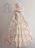 Henrietta -The Romantic- Flare Long Sleeve Vintage Rococo Lolita OP One Piece Dress