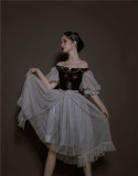 The Dying Swan Elegant Gothic Lolita OP Dress