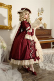 Henrietta -The Romantic- Flare Long Sleeve Vintage Rococo Lolita OP One Piece Dress