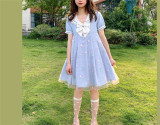 Ruby Rabbit -Summer Wind- Sailor Casual Lolita OP Dress