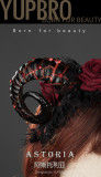 Astoria Lolita Angel Crown and Evil Dragon Horn Headband