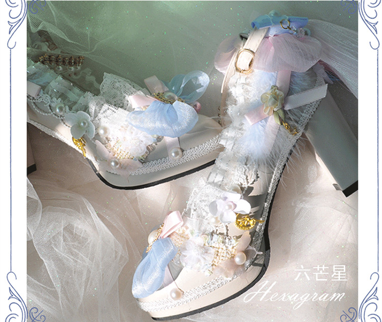 US$ 46.99 - Tea Party Round Toe Sweet Lolita Heel Shoes - m