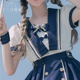 Sunny Academy Sailor Lolita Hat and Brooch