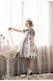 FunCcnio -Strawberry Visual Chart- Sweet Casual Lolita JSK Dress