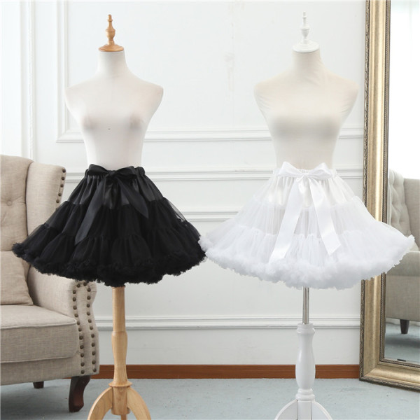 A-Line Shape Puffy Dailywear 45cm Long Lolita Petticoat