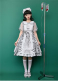 FunCcnio -Strawberry Visual Chart- Sweet Casual Lolita OP Dress